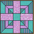 Crossed Square Pattern