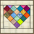 Patchy Heart Pattern
