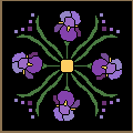Iris Wreath Pattern