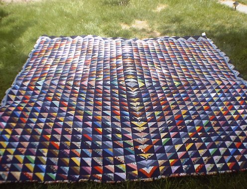 Quilt block pattern - Roman Stripe Quilt Block