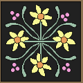 Daffodil Wreath Pattern