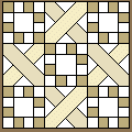 Caned Squares Pattern
