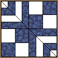 Navy Squares Pattern