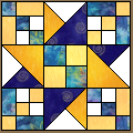 Checkerblock Star Pattern