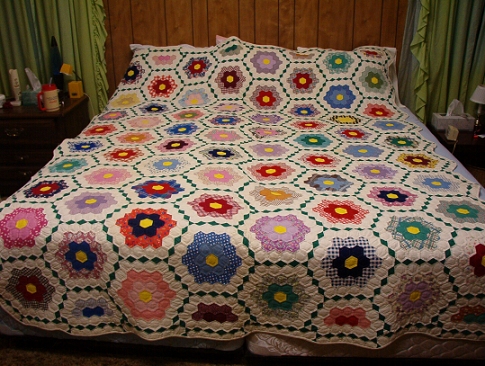 GO! Grandmother&apos;s Flower Garden to GO! - Free - GO! Free Patterns